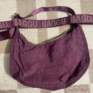 BAGGU MEDIUM ROSE-MUAVE CRESCENT